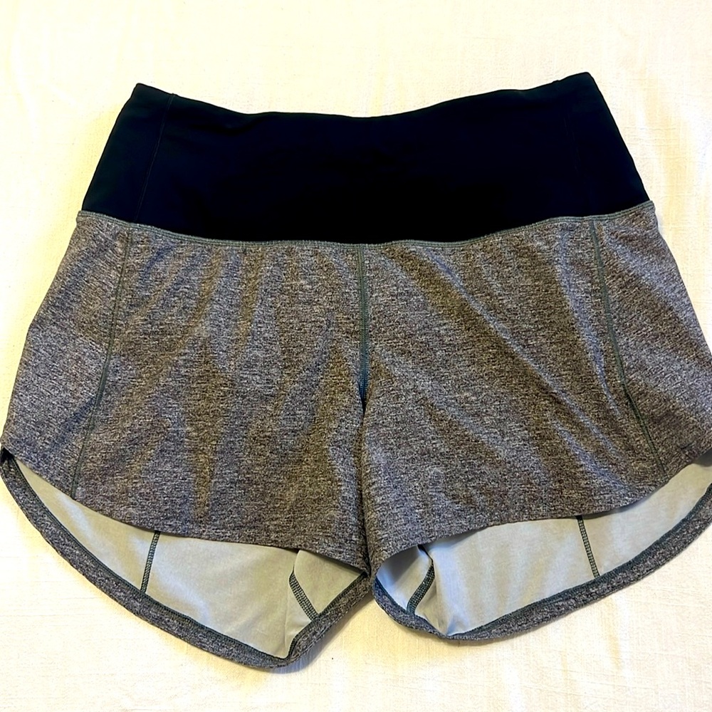Speed up high rise lined short 4 inch inseam